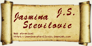 Jasmina Stevilović vizit kartica